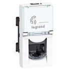 Розетка компьютерная RJ45 1 модуль категория 5е Legrand Mosaic