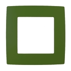 Рамка 1 пост - зеленый, ЭРА 12