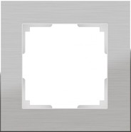 Рамка на 1 пост, W0011706 - алюминий, металл, Werkel Aluminium