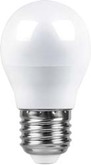 Лампа светодиодная 5W, 230V, E27, 2700K, G45, LB-38 - белый, Feron