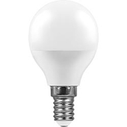 Лампа светодиодная 7W, 230V, E14, 4000K, G45, LB-95 - белый, Feron