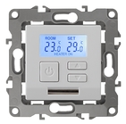 Терморегулятор универсальный 230В-IMAX16А - белый, ЭРА 12