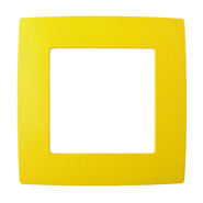 Рамка 1 пост - желтый, ЭРА 12