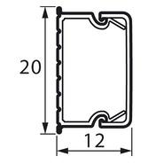 Кабель-канал 20x12мм, Legrand METRA (638192)