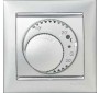 Терморегулятор теплого пола (термостат) Legrand Valena - алюминий
