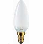 40W E14 PHILIPS Свеча матовая декоративная (лампа накаливания) ДС 40вт B35 230в E14 (01133650М)