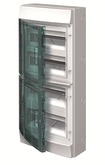 Бокс IP65 настенный 48 мод, влагозащищенный, серый, прозрачная дверь, с клеммами ABB Mistral IP65