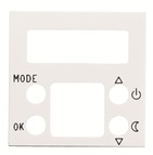 Лицевая панель для терморегулятора электронного - альпийский белый, ABB Zenit (N2240.5 BL)