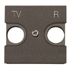 Лицевая панель для TV-R розеток - антрацит, ABB Zenit (N2250.8 AN)