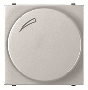Светорегулятор поворотный 60-500Вт - серебро, ABB Zenit (N2260.2 PL)