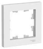 Рамка 1 пост - белый, Schneider Atlas Design