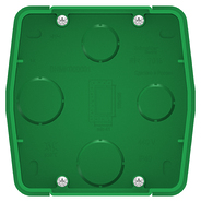 Коробка монтажная д/силовых розеток, скрытой установки зеленый BLANCA (BLNMK000001)