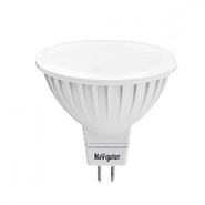 5W теплый-белый. Лампа светодиодная LED 5вт 230в GU5.3 тепло-белая Navigator (94263 NLL-MR16)
