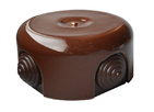 Распаечная коробка D-90, коричневый, Retrika (RR-09002)